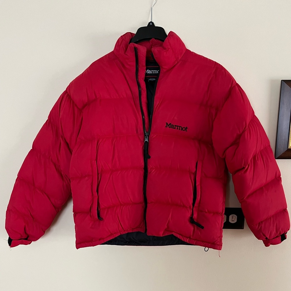 Vintage Marmot Red Puffer